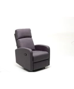 POLTRONA CON RECLINER MANUALE "MIRELLA" BLUE JEANS, 90X68X103 CM